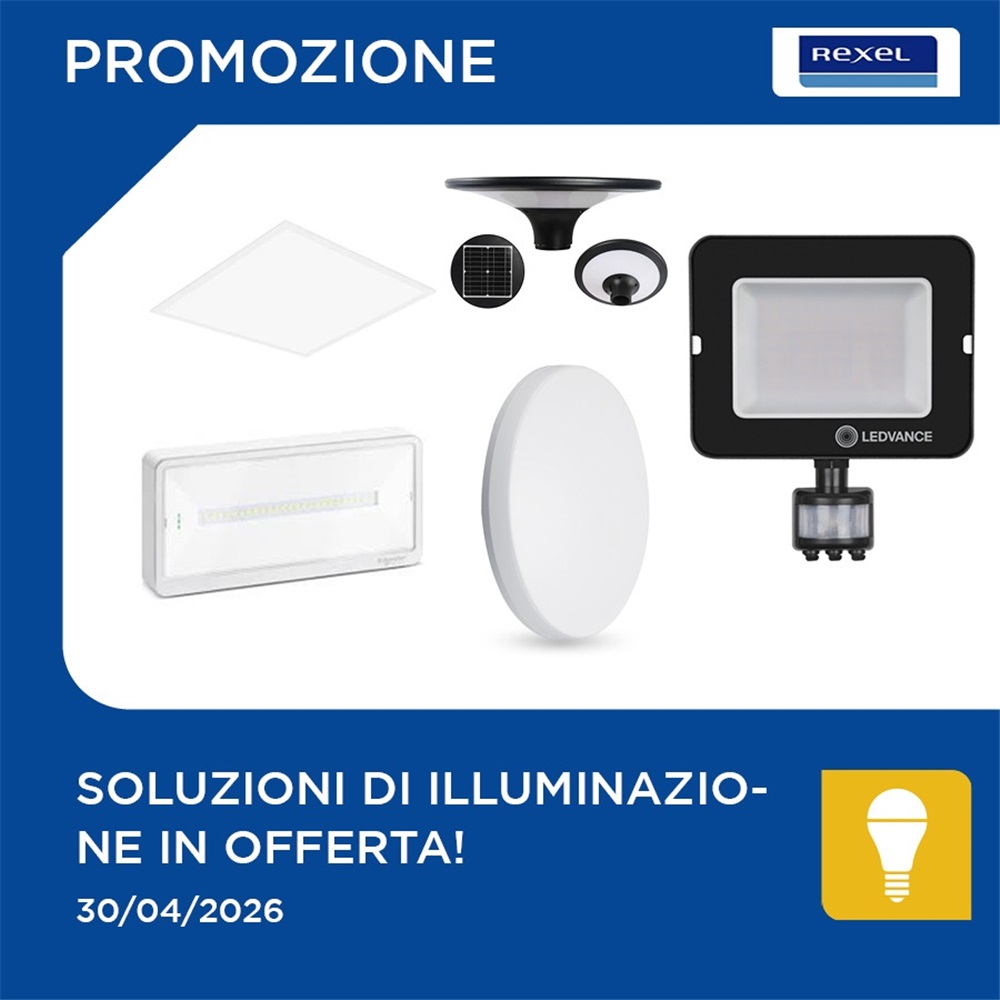 Soluzioni di illuminazione in offerta per tutto il mese di Aprile!