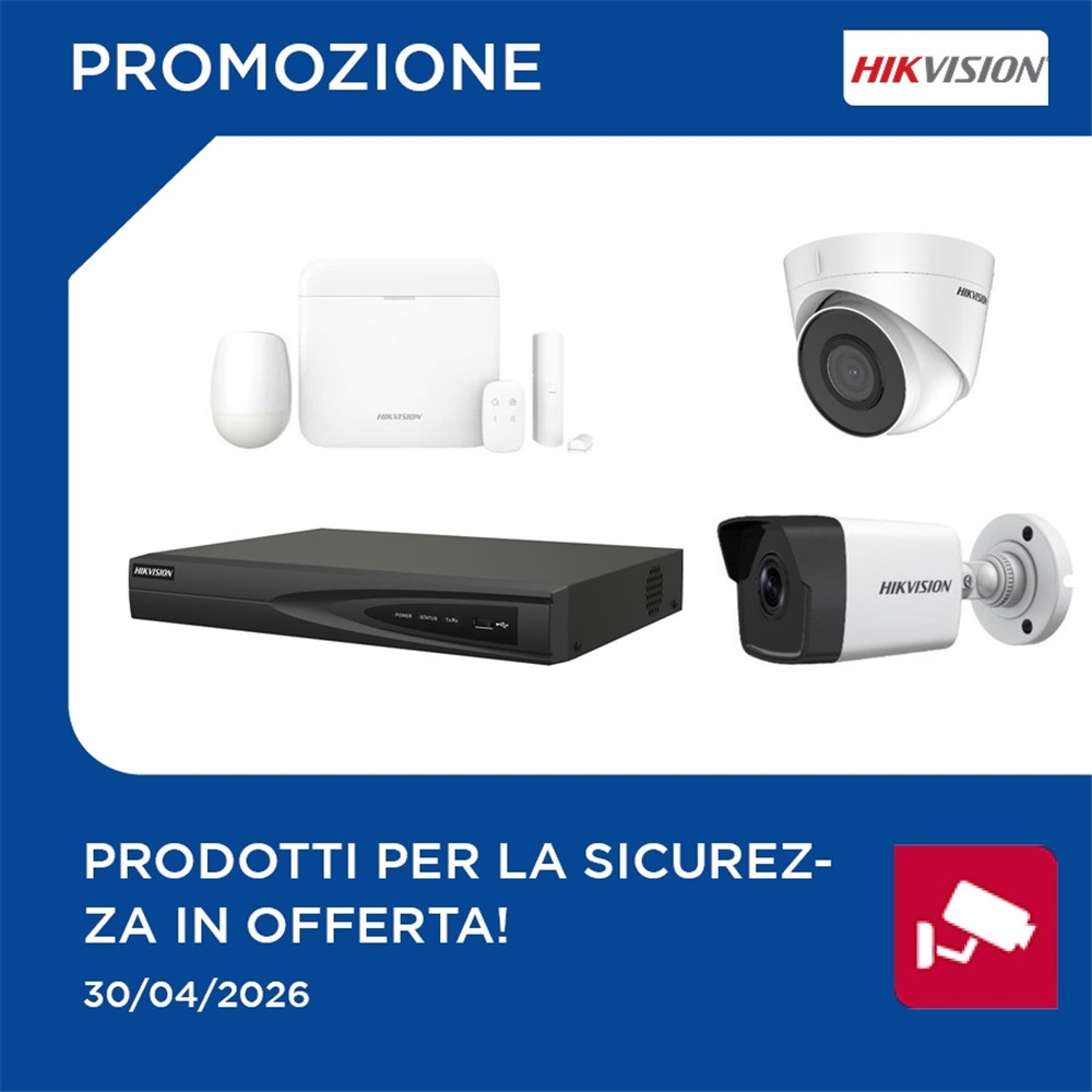 Soluzioni per la sicurezza in offerta per tutto il mese di aprile!