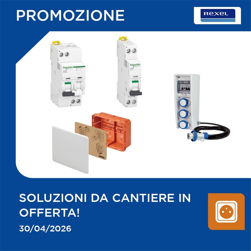Soluzioni da cantiere in offerta per tutto il mese di aprile!