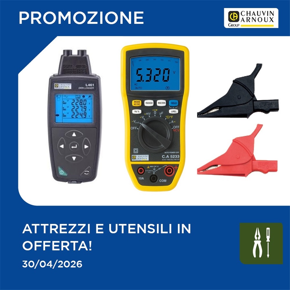 Attrezzature e utensili in offerta per tutto il mese di Aprile!