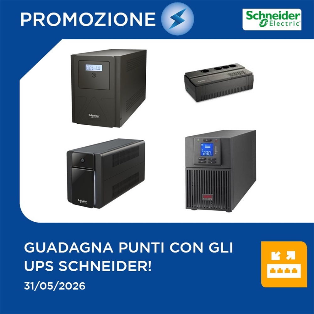 Guadagna punti Rexel Club con gli UPS Schneider