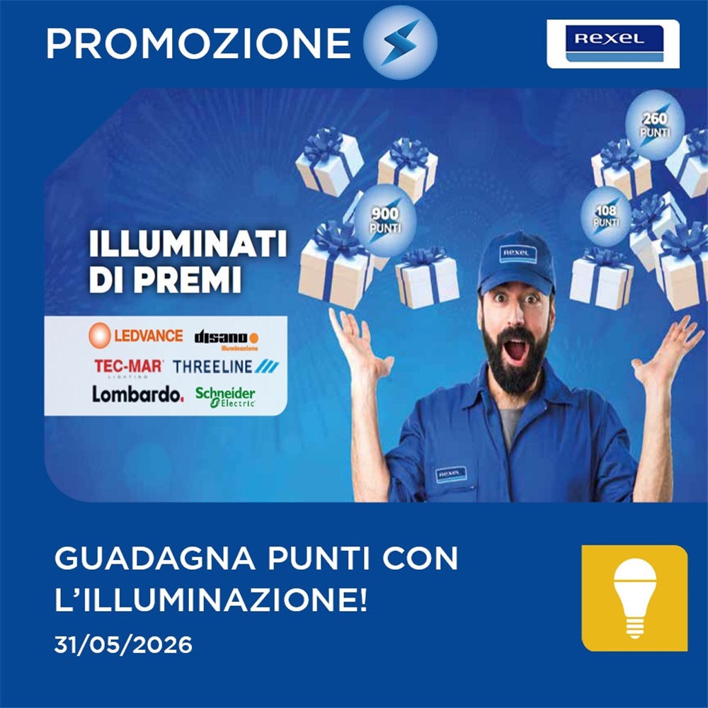 Illuminati di premi con i partner rexel!