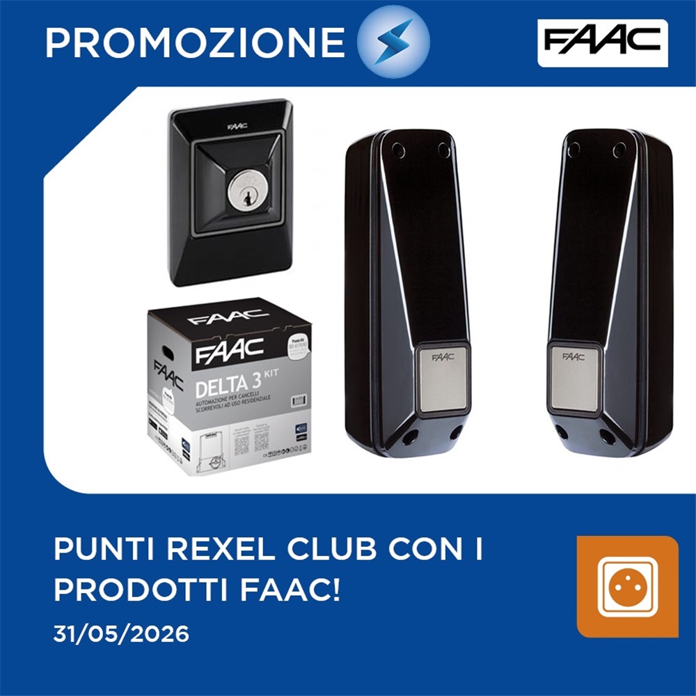 Guadagna punti rexel club con FAAC!