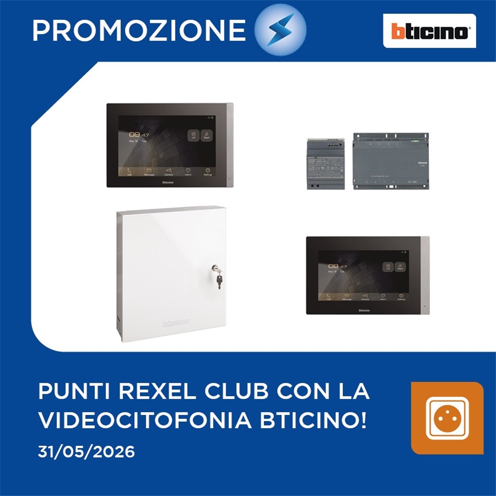 Guadagna punti Rexel club con BTICINO!