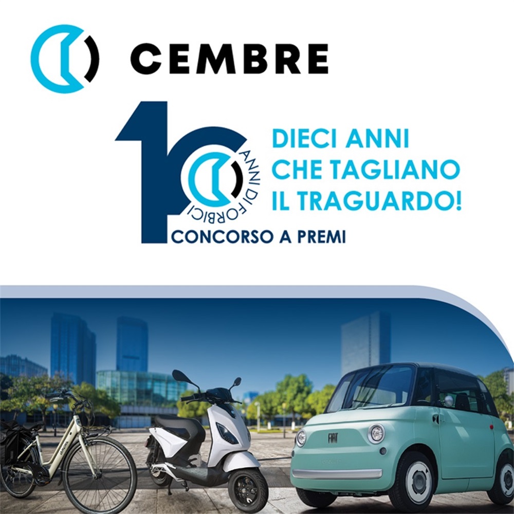 Festeggia i 10 anni di  Cembre!
