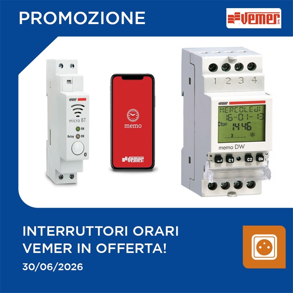 Interruttori Vemer in offerta!