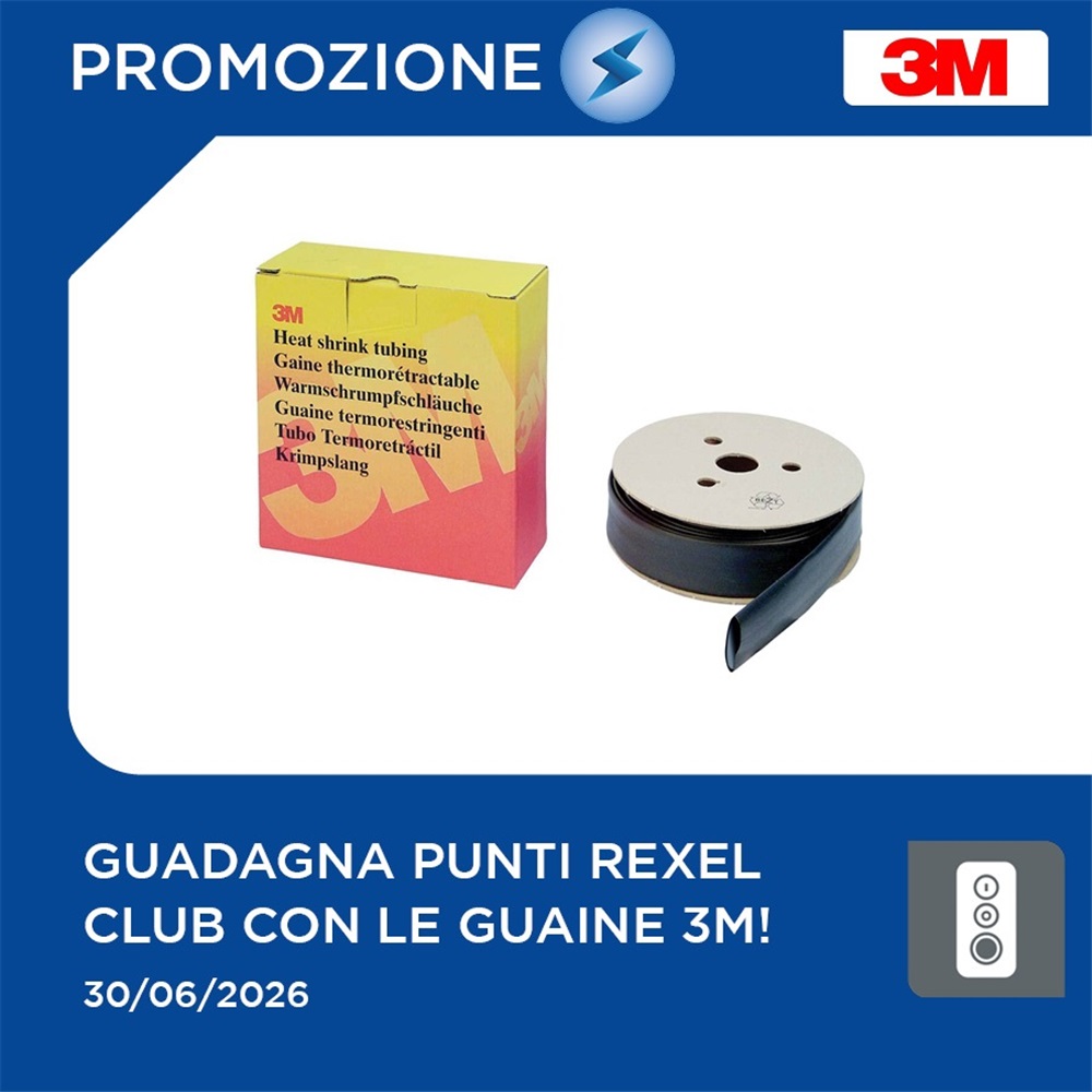 Guadagna Punti Rexel Club con le Guaine Termorestringenti 3M!