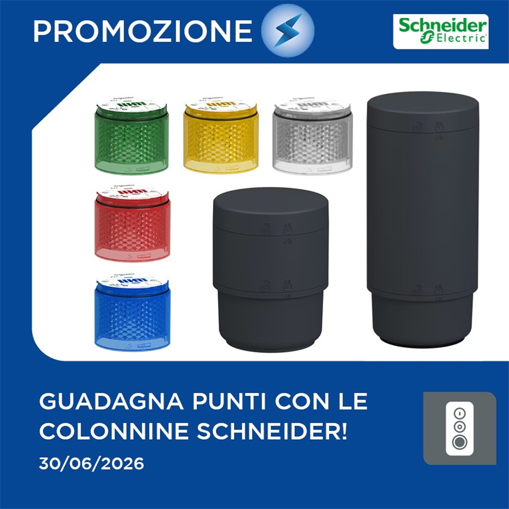 Raddoppia i punti Rexel Club sugli acquisti web con le colonnine Schneider!