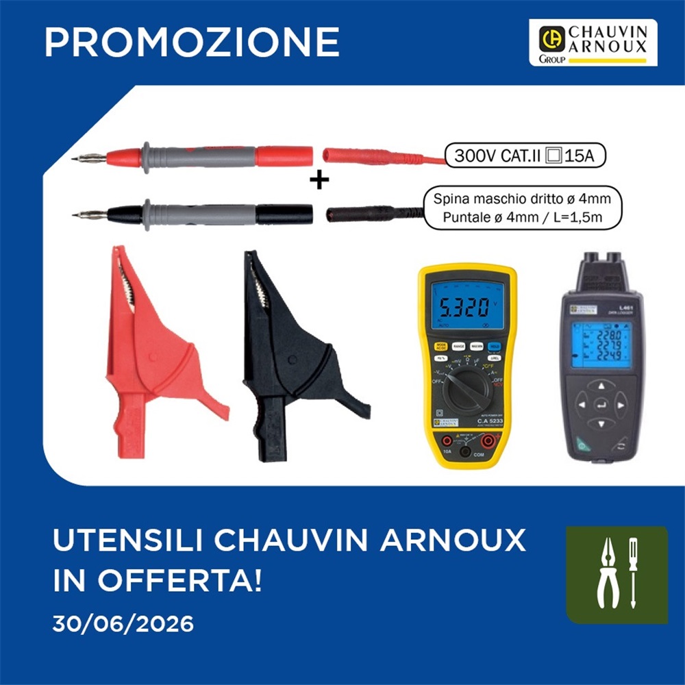 Utensili Chauvin Arnoux in offerta!