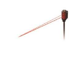 Fotocellule laser sub-miniatura, uscita digitale,Miniatura laser laminare rifl. convergente PNP cavo