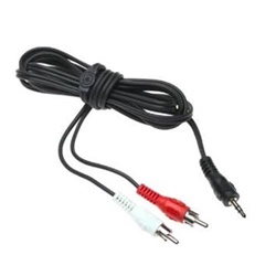 Cavo audio 3 metri RCA mini jack alta qualità uso domestico e professionale