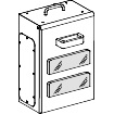 Canalis - Unità di derivazione 160A per interr.modulari-24 mod passo 18 3L+N+PE