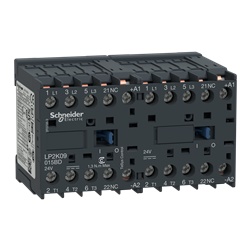 TeSys K reversing contactor - 3P - AC-3 <= 440 V 9 A - 1 NC - 24 V DC coil