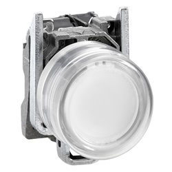 PULSANTE LUMINOSO BIANCO CON CAPPUC