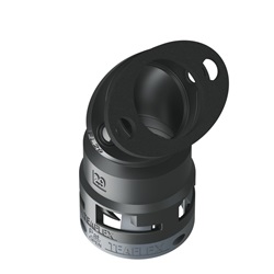 Flangia 45° Ip66 Ff29 Nero