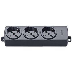 PRESA MULTIPLA 3 UNIVERSALE NERO