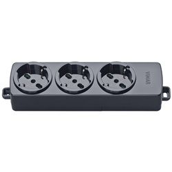 PRESA MULTIPLA 3 UNIVERSALE NERO
