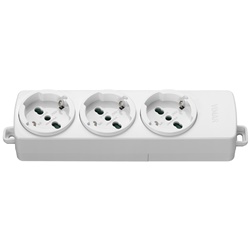 PRESA MULTIPLA 3 UNIVERSALE BIANCO