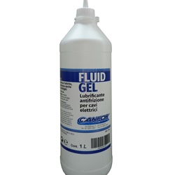 Lubrificante Fluid Gel 1L per cavi elettrici con tappo erogatore, riduce attrito e facilita installazione