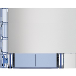 Frontale 2 pulsanti doppia fila Allmetal per impianti elettrici modulari incasso