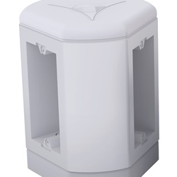 Monolyto Unica scatola elettrica modulare 8-12 moduli montaggio verticale/orizzontale bianca