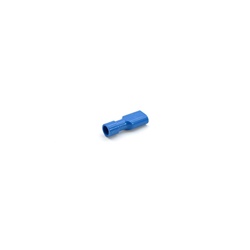 Innesto femmina blu 4,8x0,5 isolato per automazione industriale