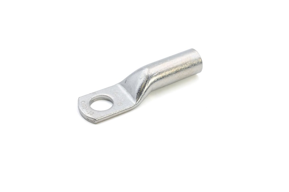 Capocorda colletto lungo rame stagnato 95mmq vite M14 per connessioni elettriche gravose