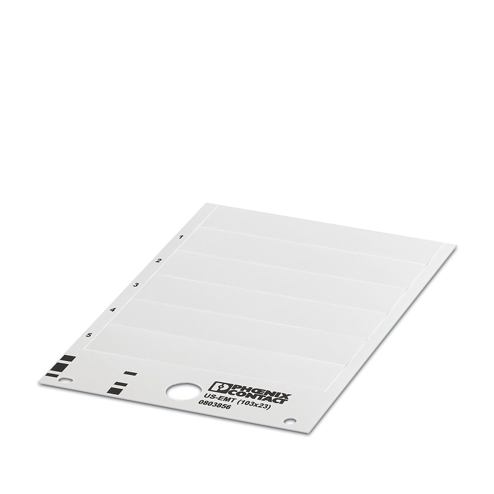 Etichette numerate 51-60 per morsettiere 3,5mm