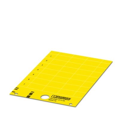 Etichetta rossa 12x3mm per morsettiere