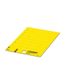 Etichetta rossa 12x3mm per morsettiere