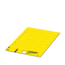 Etichetta rossa 12x3mm per morsettiere