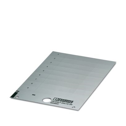 Etichetta gialla 21x4,5mm per morsettiere