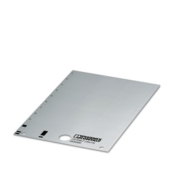 Etichetta personalizzabile 55x25mm per morsettiere