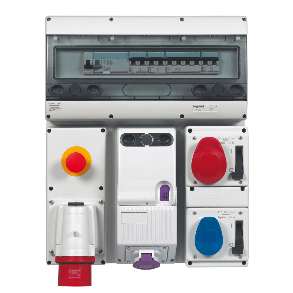 PRESA INTERB SUPERCOMPATTA IP44 3P+