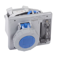 PRESA INTERB CON FUSIBILE IP55 2P+T