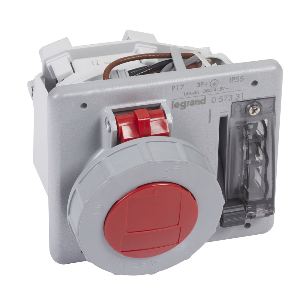 PRESA INTERB CON FUSIBILE IP55 3P+T