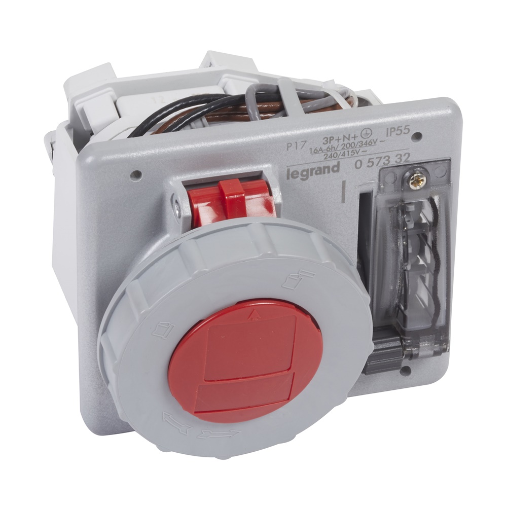 PRESA INTERB CON FUSIBILE IP55 3P+N