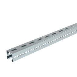 Supporto profilato 41x41 mm spessore 1,5 mm zincato lunghezza 3 m uso strutturale