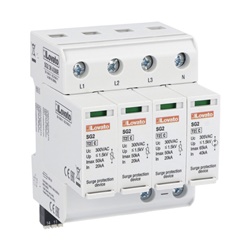 Scaricatore sovratensioni Tipo 2 3P+N cartuccia estraibile 20kA con contatto remoto