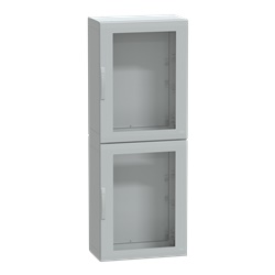 Armadio poliestere PanelSeT PLA 2000x750x420mm porta trasparente IP65 IK08 isolamento elettrico classe II uso industriale