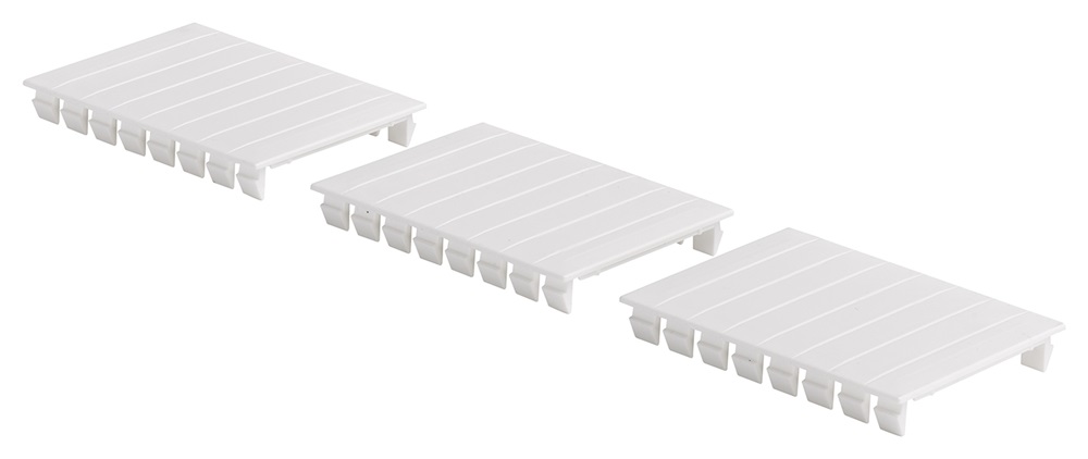 Copriforo 4 mod. DIN centralino estetico