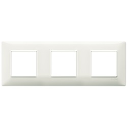Placca 6M (2+2+2) int71 avorio