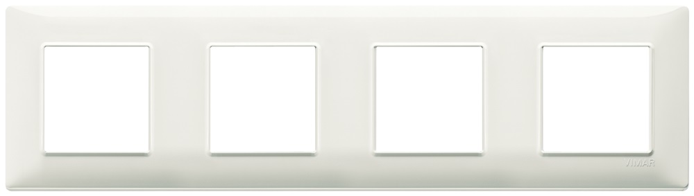 Placca 8M (2+2+2+2) int71 avorio