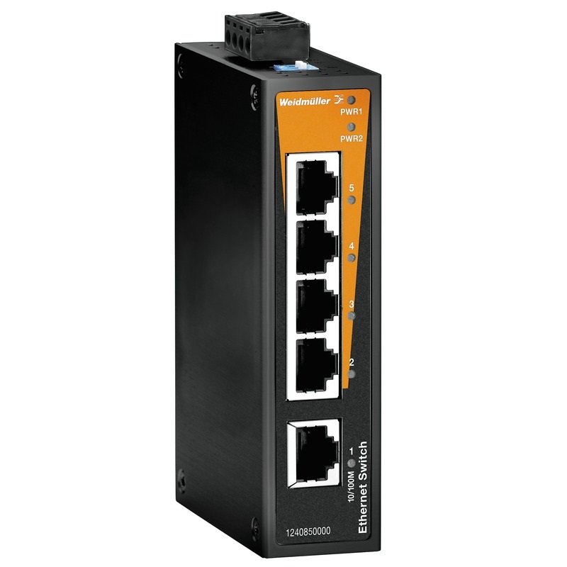 Switch industriale IE-SW-BL05T-5TX 5 porte TX per rete Ethernet aziendale