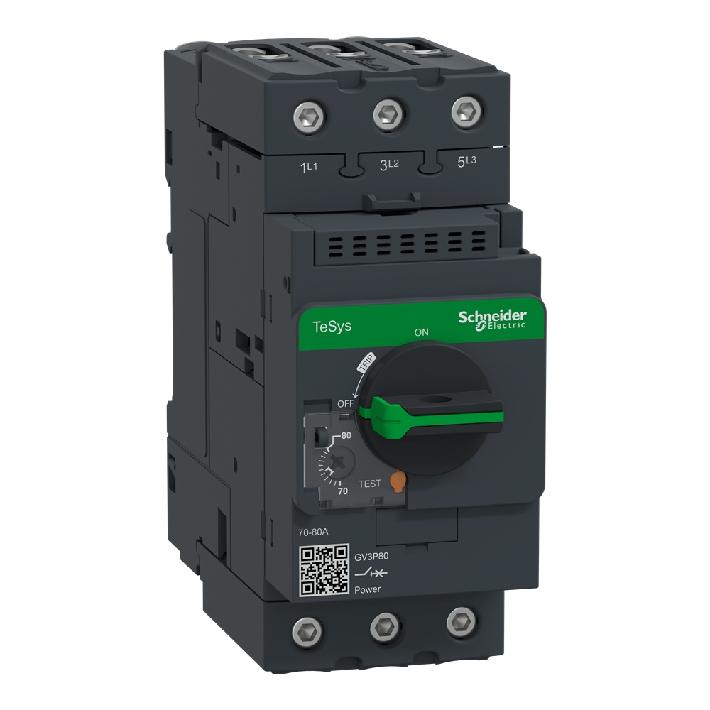 TeSys GV3P thermal-magn motor circuit breaker 70-80A EverLink