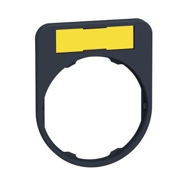 Portaetichetta + etichetta per teste filopannello Ø30