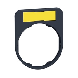 Portaetichetta + etichetta per teste filopannello Ø30