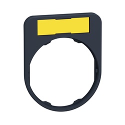 Portaetichetta + etichetta per teste filopannello Ø30