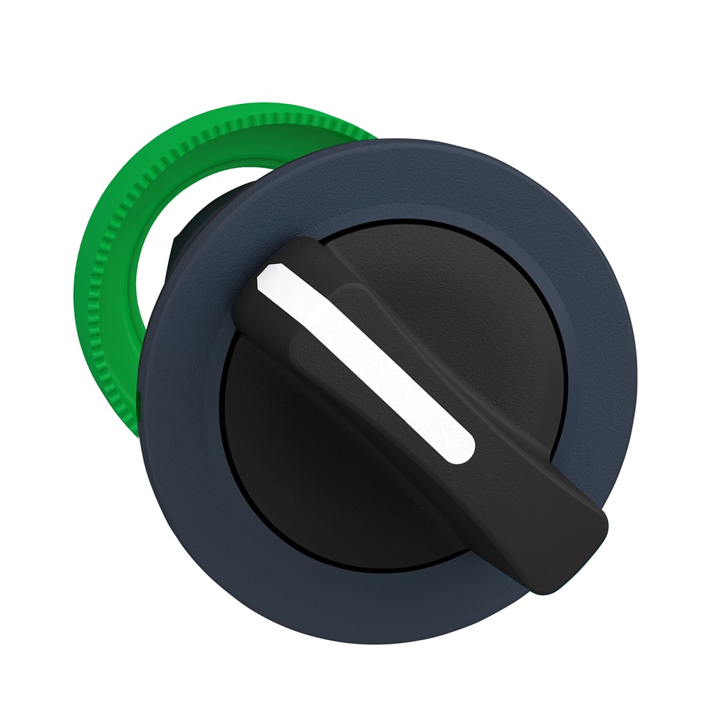 Harmony XB5, testa selettore a leva , 2 posizioni,fisse, in plastica,filopannello Ø 30mm