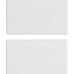 Due Mezzi Tasti Vimar 1M Neutro Bianco